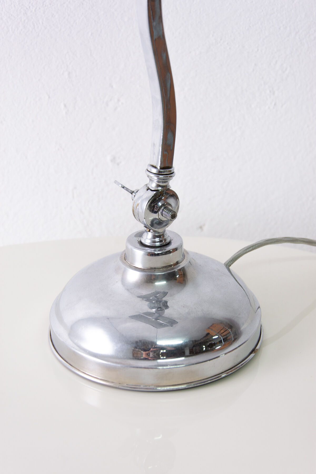 Art Deco adjustable banker lamp, 1930