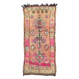 Colorful Boujad Moroccan rug - 162 x 372 cm