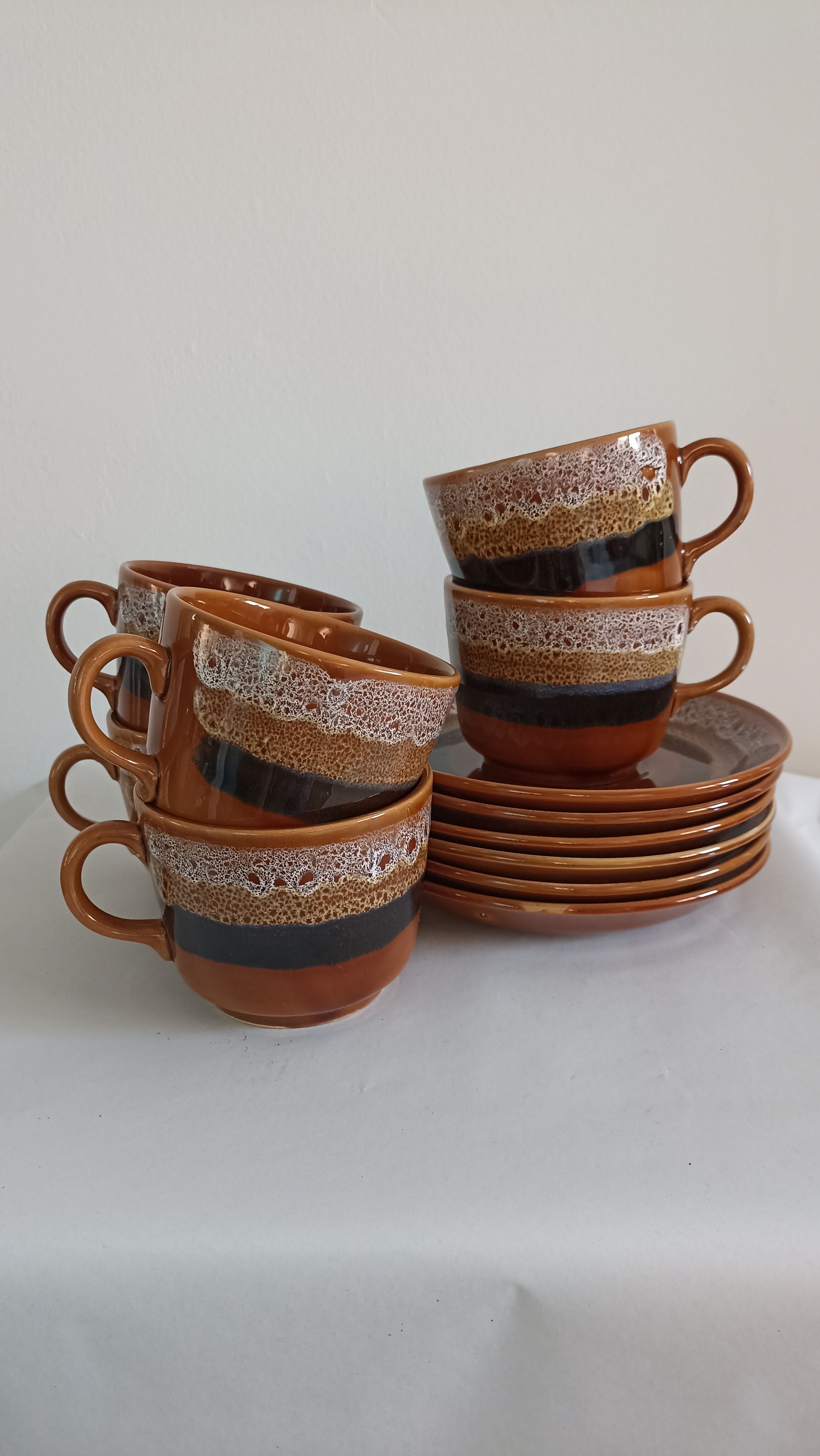 Cups & saucers Sarreguemines
