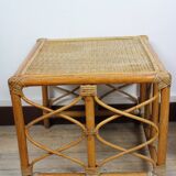 Rattan bedside table