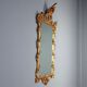 Antique carved and gilded wooden mirror, Italy, 20th century