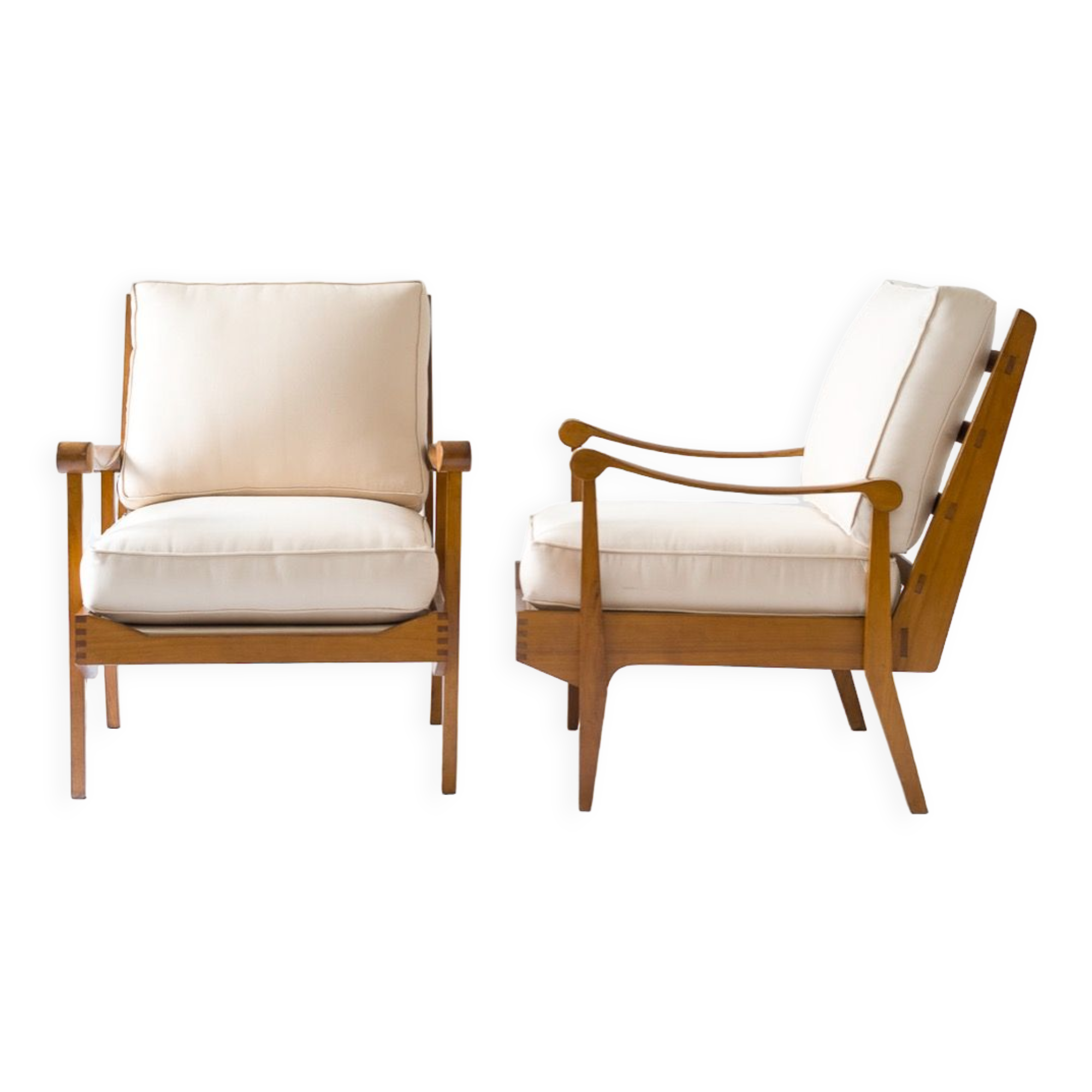 Pair of italian armchairs circa 1960