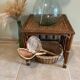 Table d’appoint rotin