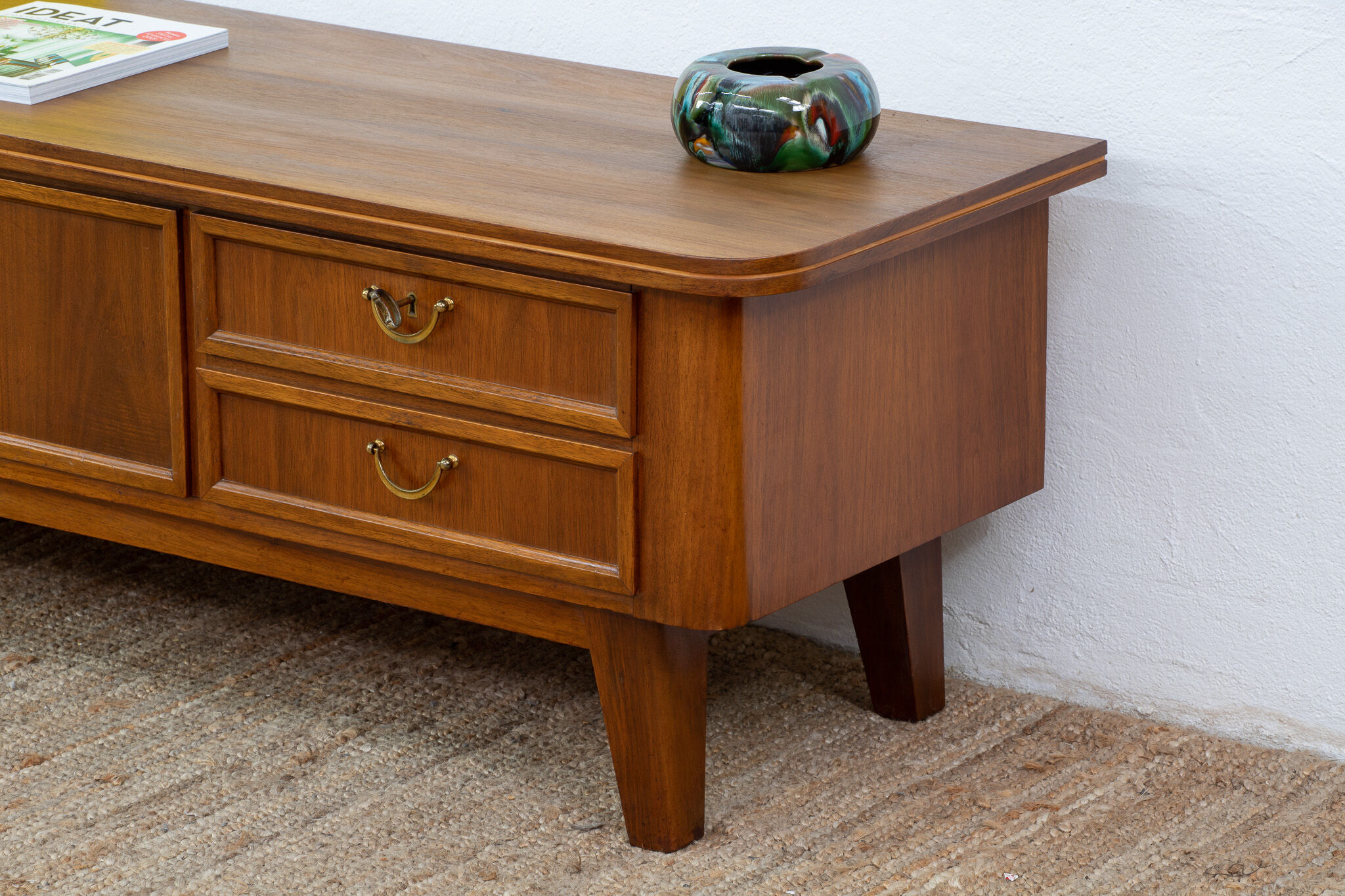 Vintage Scandinavian Enfilade – 208 cm