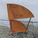 Pair of Corner Shelves 60/70 Vintage Design Console Table