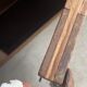 Antique sideboard in waxed pine, country house style