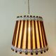 Scandinavian rattan and jute fabric suspension 1970
