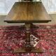 English bistro table in ash and beech from the 1970s.