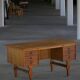 Free-standing desk in Oak by Henning Kjærnulf, Mid-century Danish Modern, 1950s
