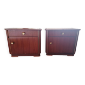 Paire de  table de chevet