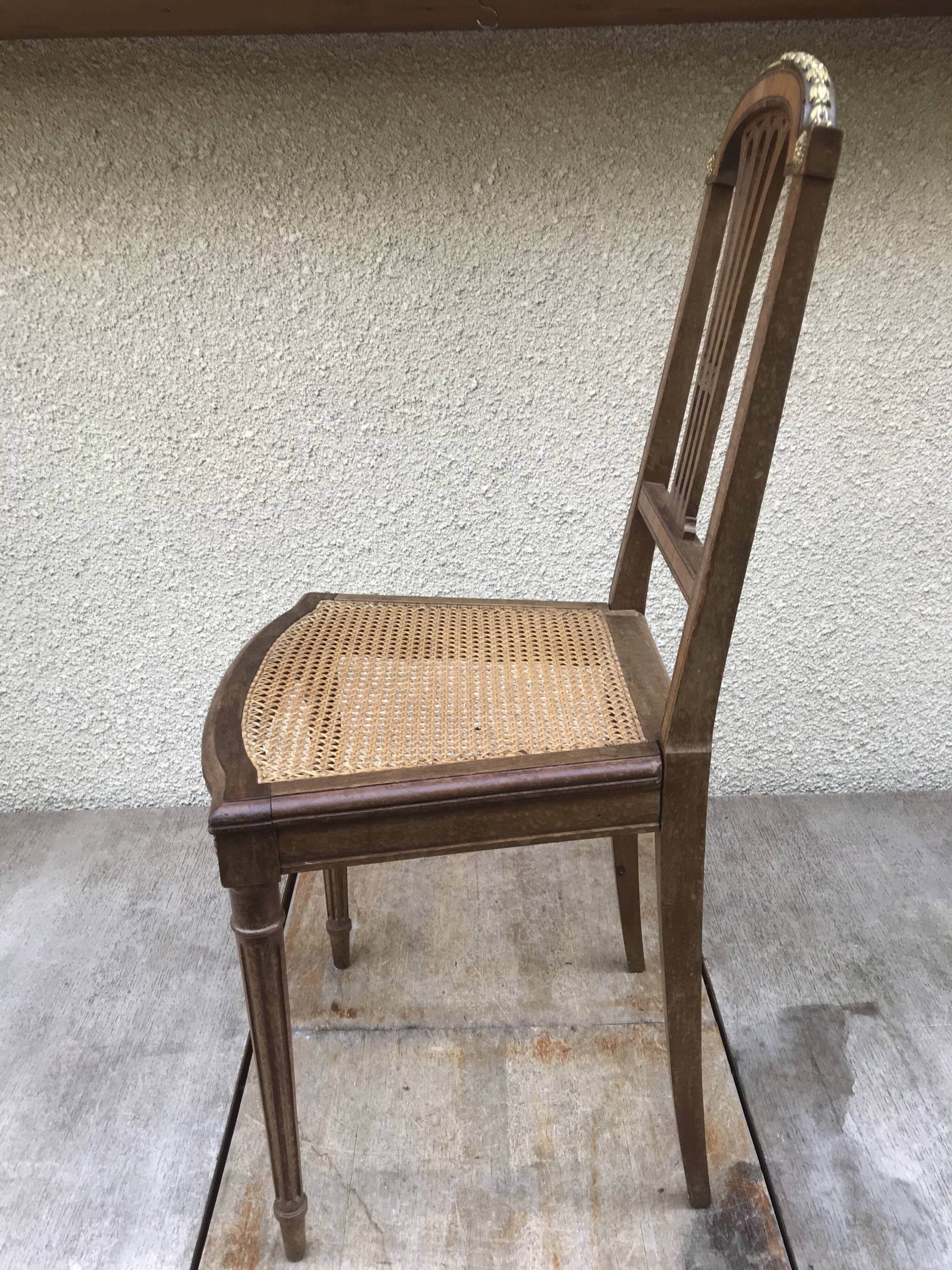 Former wood chair