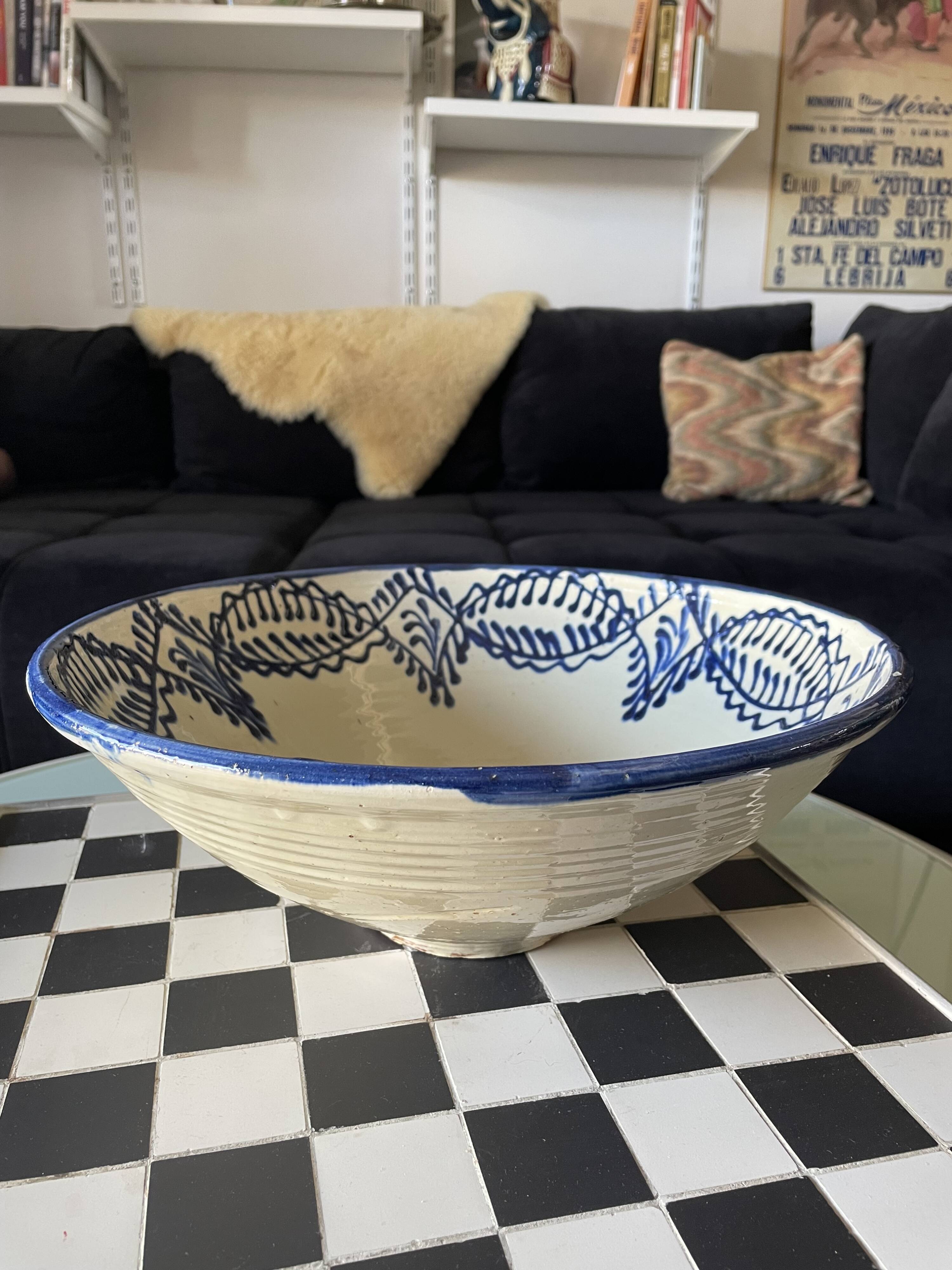 Grande jatte lebrillo ancien de Nijar Almeria