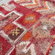 Berber cushion cover, ancient weaving Zanafi/Glaoua, unique piece.