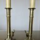 Paire de lampes empire en bronze