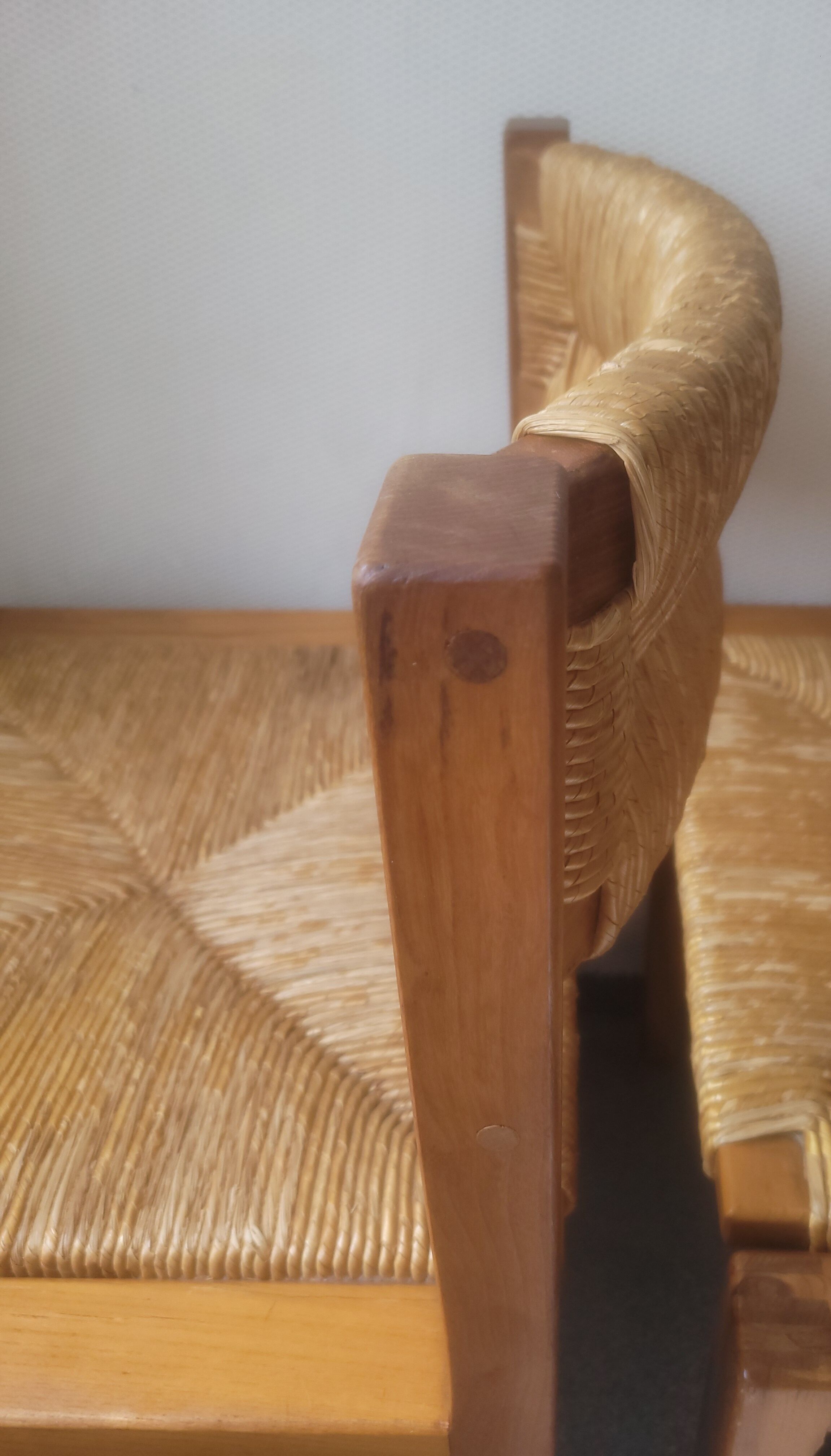 Series of 4 elm chairs and mulched back house revival