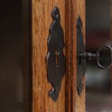 Early 18th Century Vitrine Cabinet in oak, Germany
