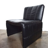 Fauteuil skaï vintage 1970