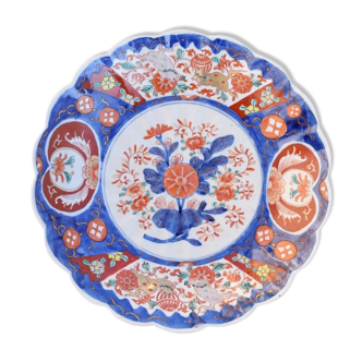 Plat en porcelaine du Japon Imari diamètre 36 cm