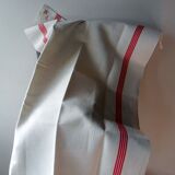 Set of 6 antique tea towels lined with ml