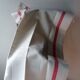 Set of 6 antique tea towels lined with ml