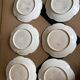 Set of 6 dessert plates in earthenware