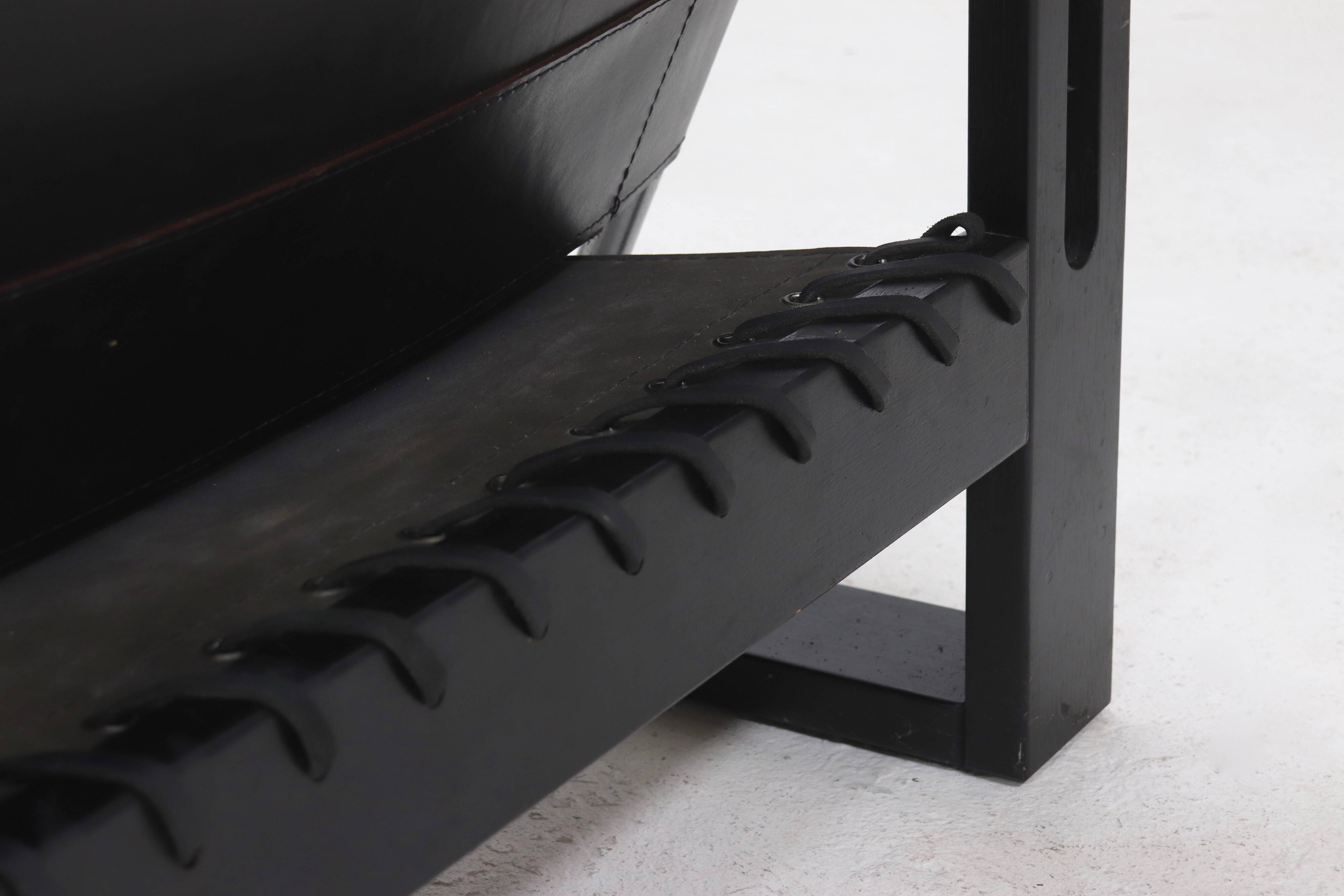 Brutalist Adjustable Lounge Chair by Sonja Wasseur 1970s