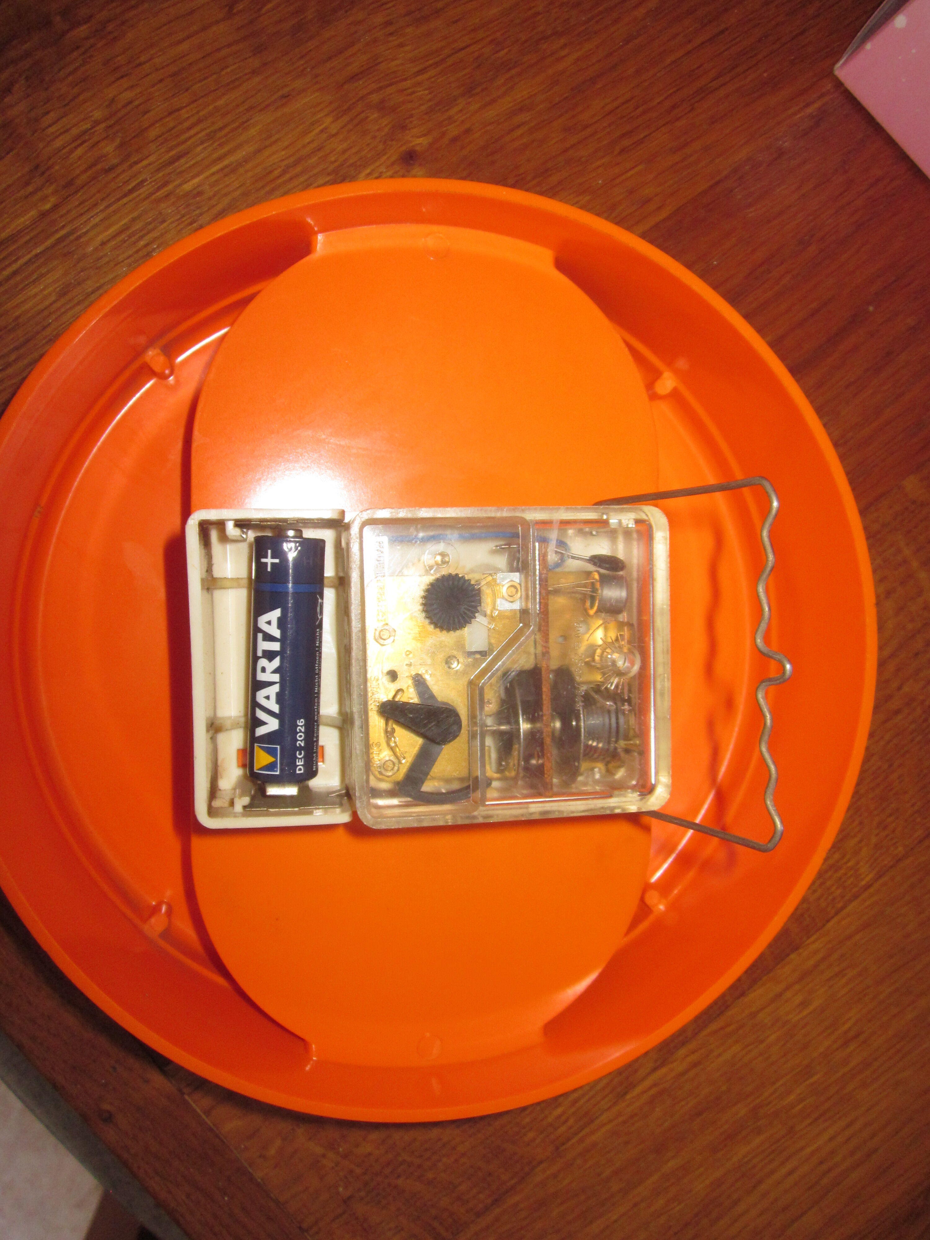 Vintage wall clock star