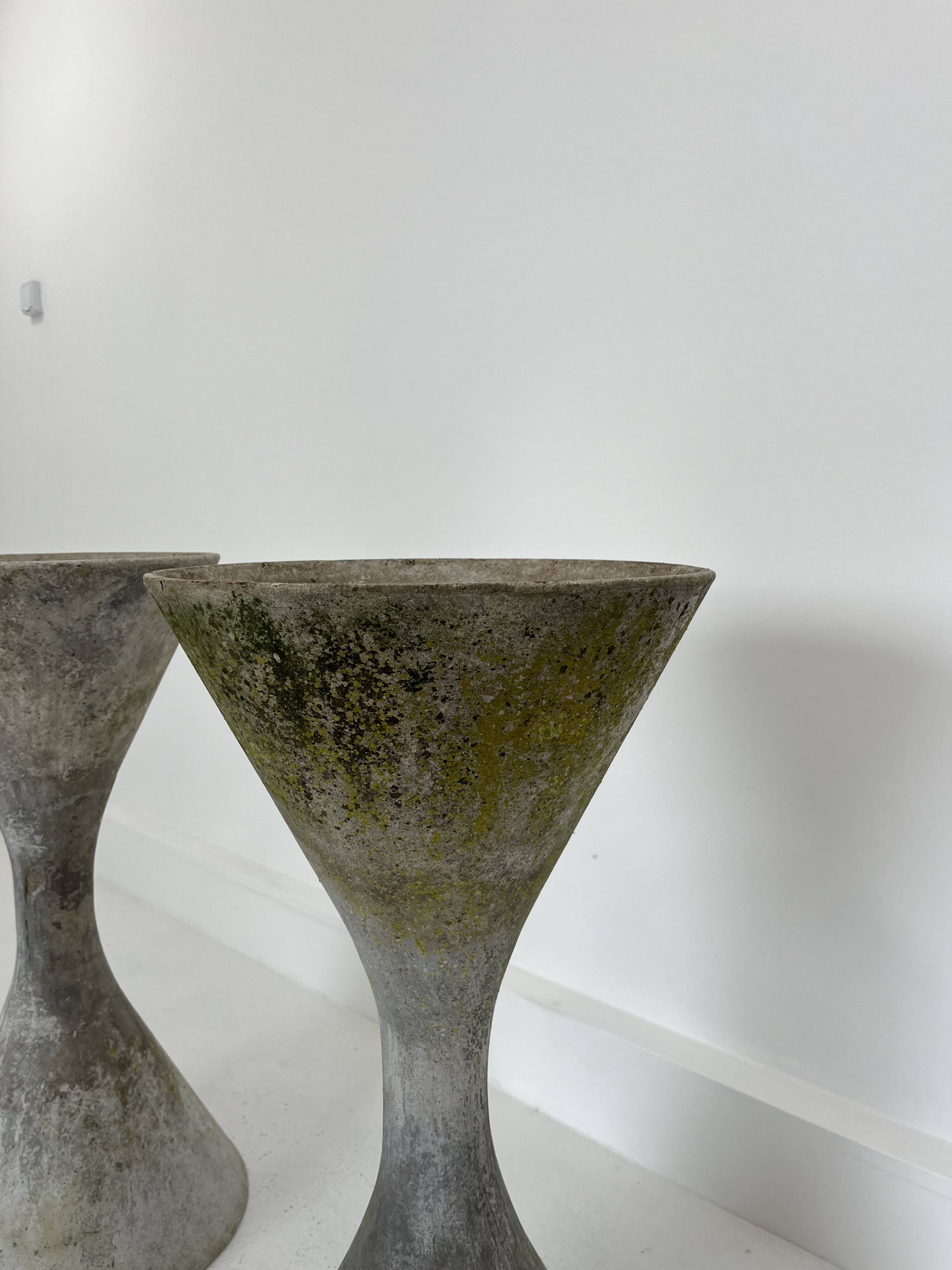 planters design Anton Bee assisted by Guhl edition Eternit 1958 set of 2