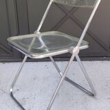 Pair of folding chairs giancario Piretti for Castelli