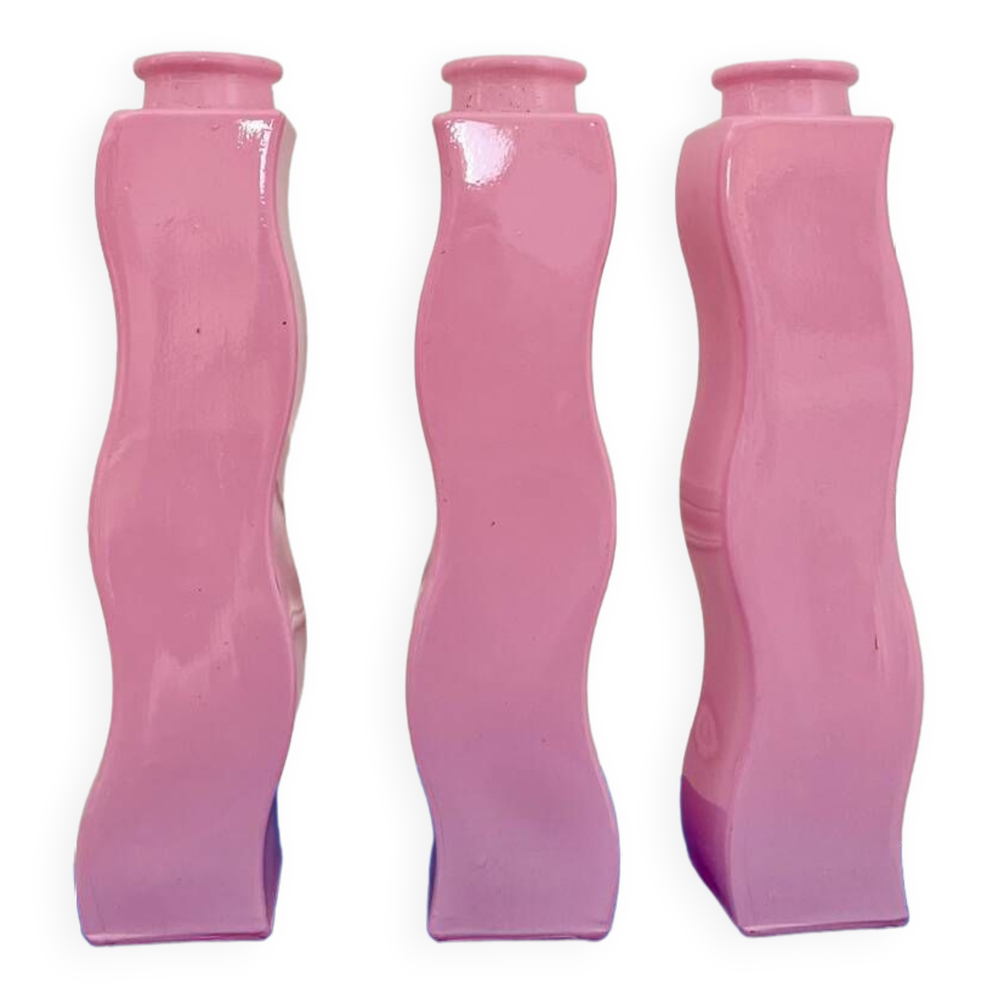 IKEA pink soliflore vases