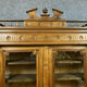 Renaissance library in solid walnut around 1850