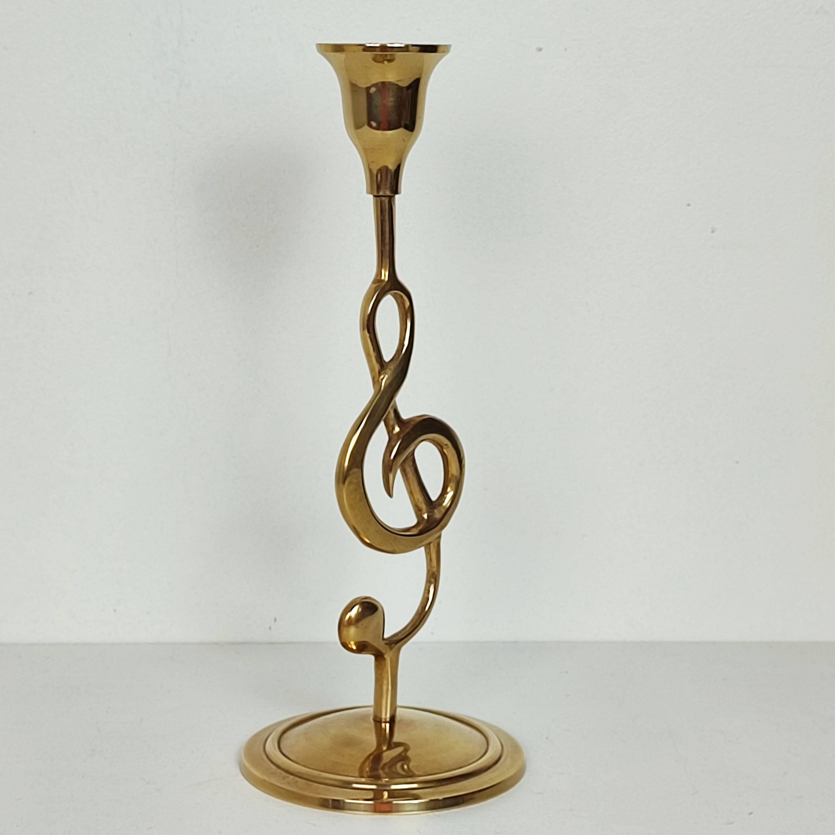 “Treble Clef” Candle Holder