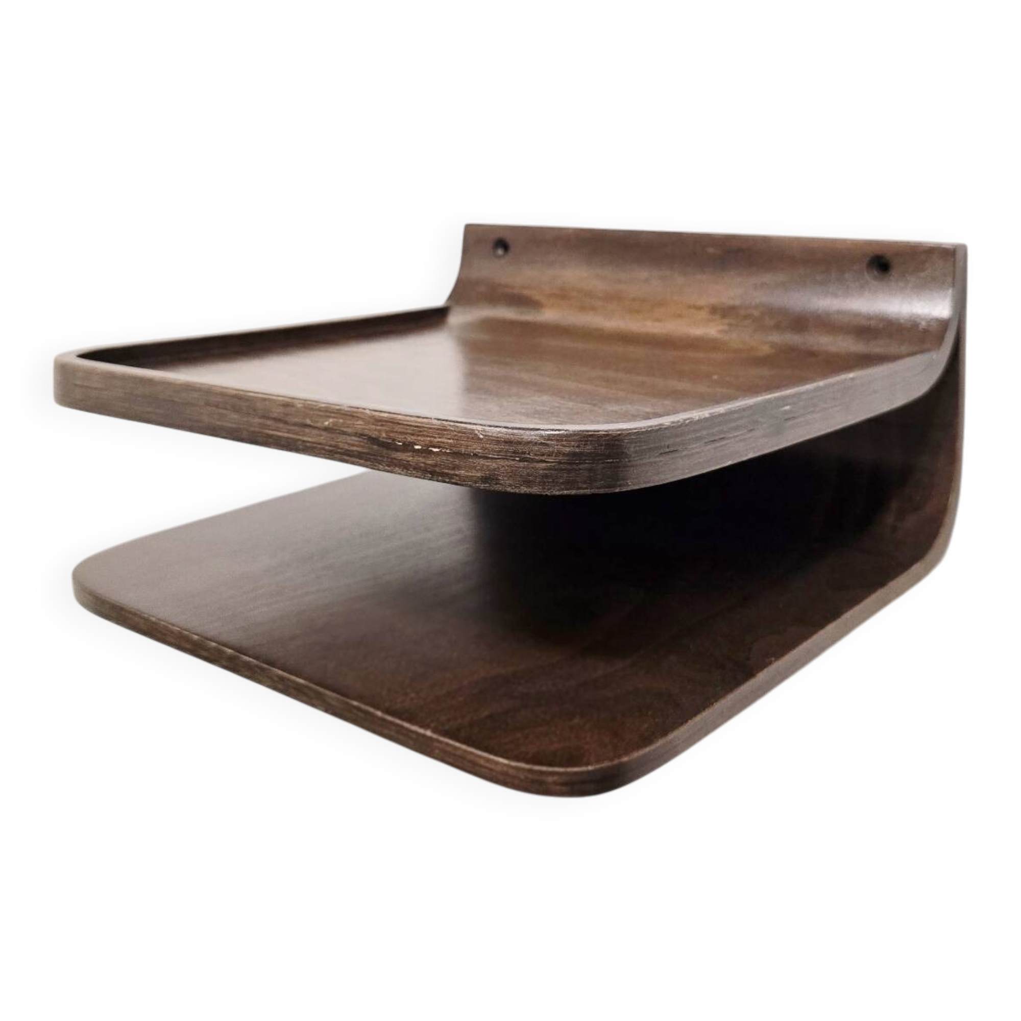 60s Floating Wall Shelf – Mid-Century Plywood