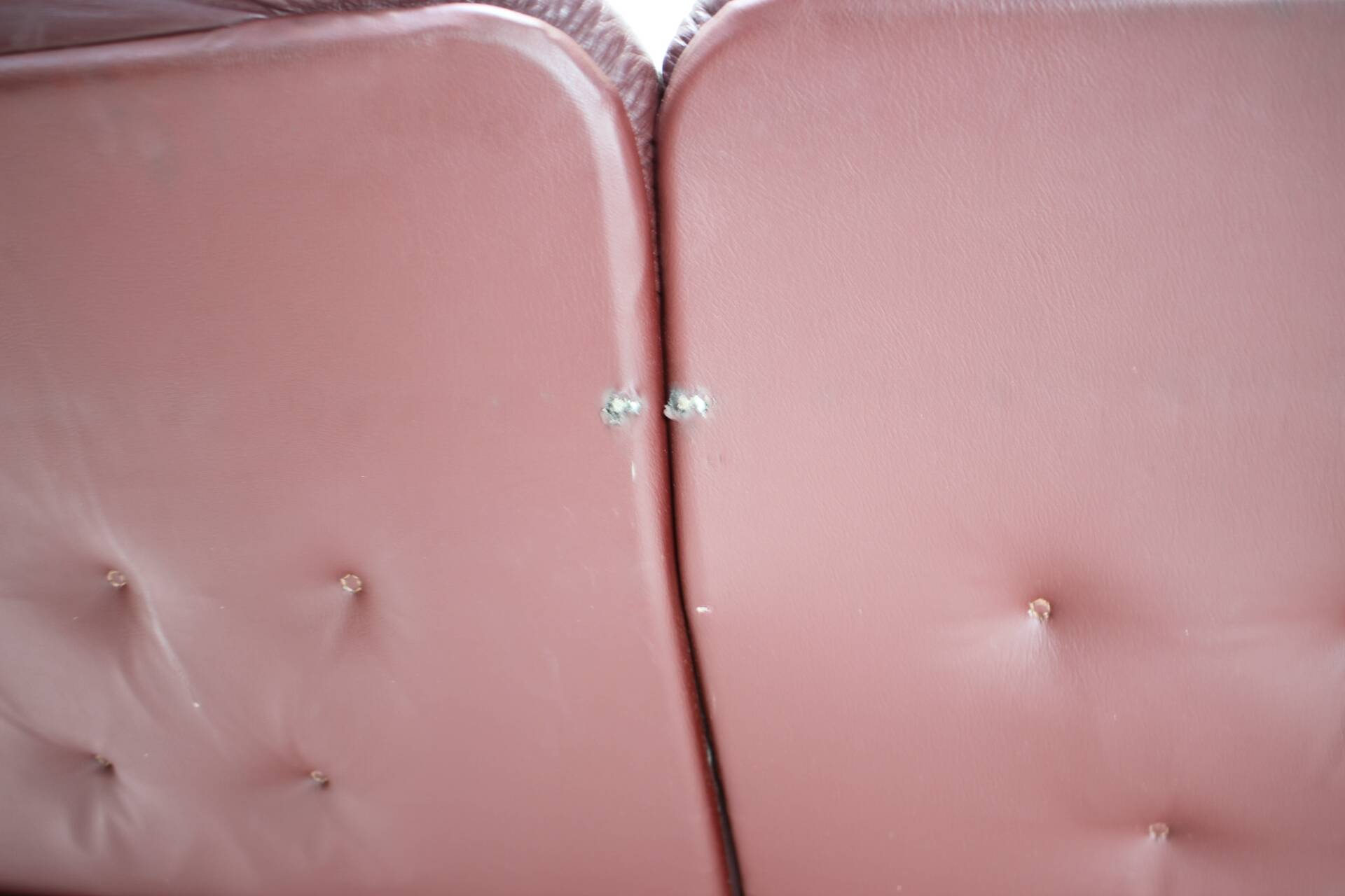 1980 Three-Seater Leather Sofa, Tone Czechoslovakia