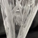 Par de jarrones "Art Nouveau" de cristal tallado. España, 1930s.