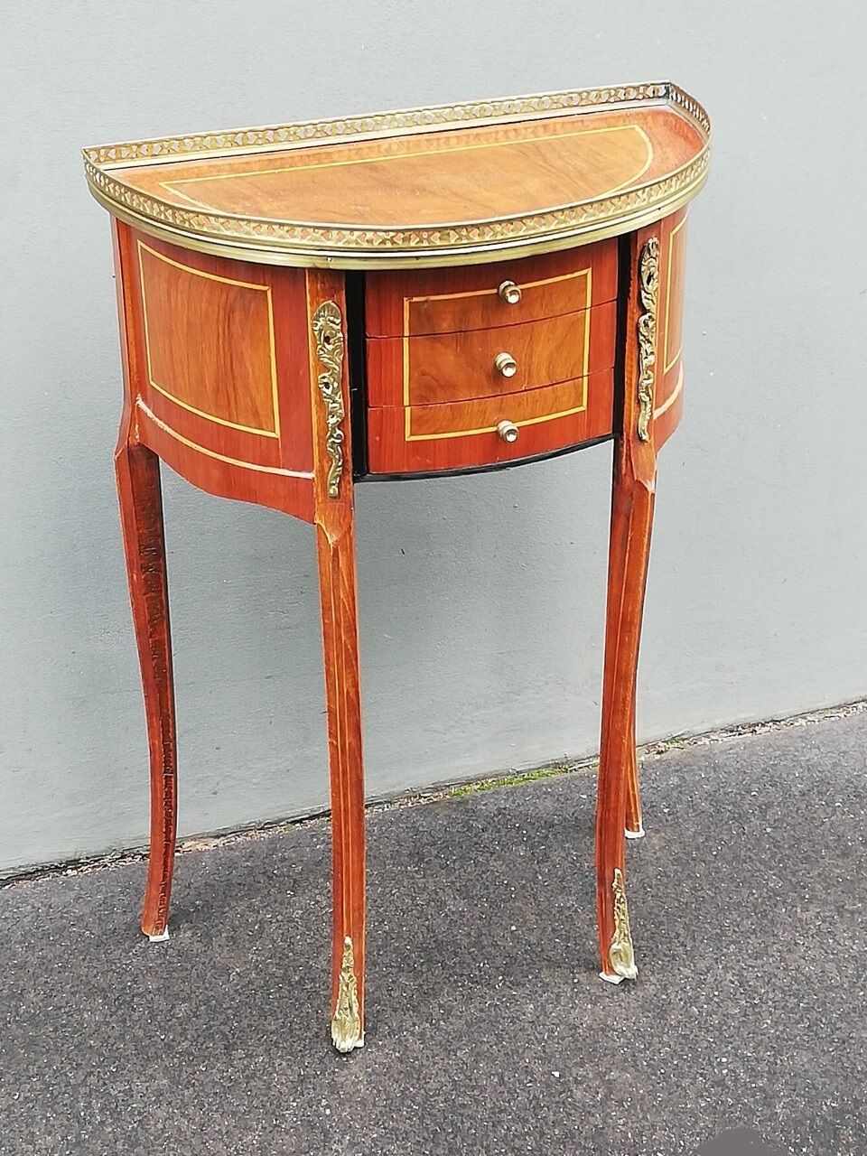Neoclassical bedside table