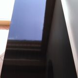 cosole serves feet X brass and chocolate