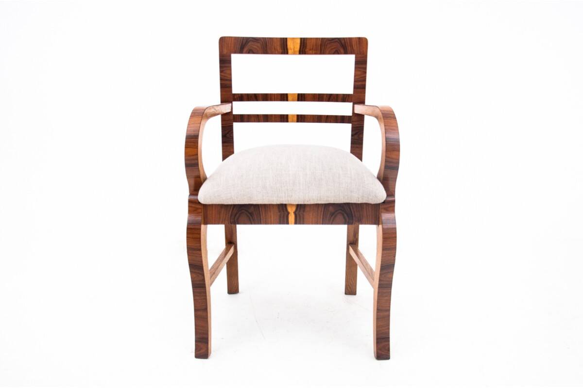 Fauteuils Art Déco, Pologne, années 1930. Après rénovation.