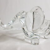 Catchall "Elephant" in crystal "Art Vannes France"