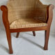 Rattan armchair