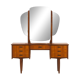 Scandinavian mid century dressing table with adjustable mirrors, Norway, 19