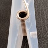Mail clip "clothespin"