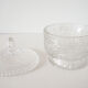 Old chiseled glass candy box