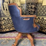 Fauteuil de bureau pivotant anglais