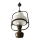 Chandelier / old suspension with opaline / kerosene lamp