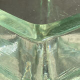 Empty pocket 70s molded glass