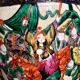 Pair of large ceramic vases from Nanking, China, Asian decor.
