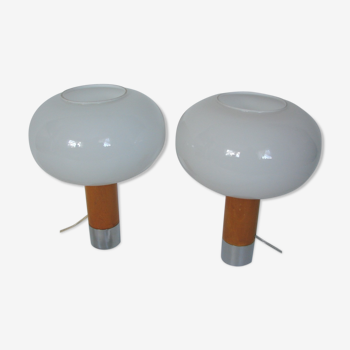 Pair of Drupol lamps, 60s