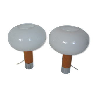 Pair of Drupol lamps, 60s