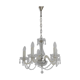 Lustre en verre de cristal du milieu du siècle par kamenicky Senov années 1960.
